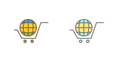 Global Shopping Vector Icon