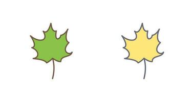 Autumn Leaf Vector Icon