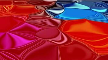 fundo de onda líquido colorido abstrato video