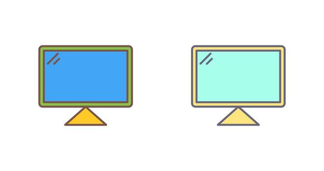 Computer Vector Icon