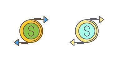 Money Flow Vector Icon