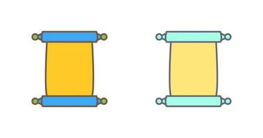 Scroll of Paper Vector Icon