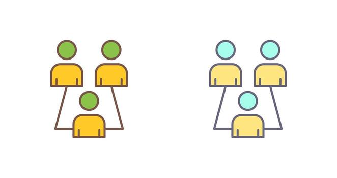 Connected Users Vector Icon