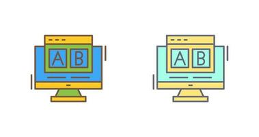 AB Testing Vector Icon