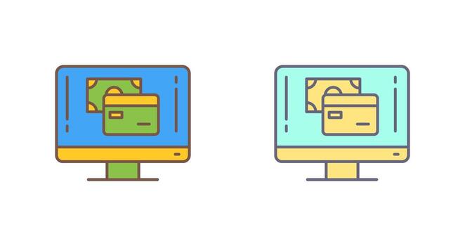 icono de vector de método de pago