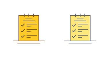 Booking CheckList Vector Icon