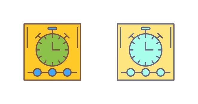 icono de vector de tiempo