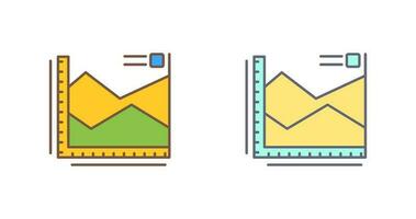 Spline Chart Vector Icon
