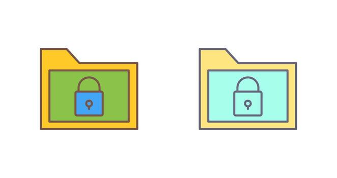 icono de vector de carpeta