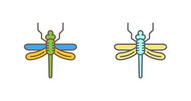 icono de vector de libélula