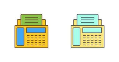 Fax Machine Vector Icon