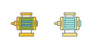 icono de vector de motor eléctrico