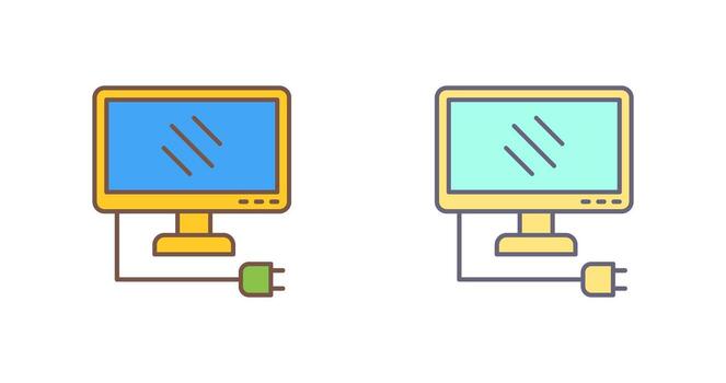 Monitor Vector Icon