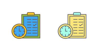 Time Planing Vector Icon