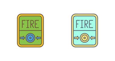 Fire Button Vector Icon