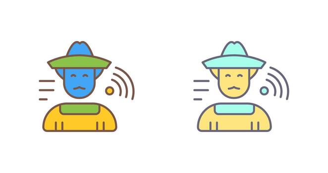 Farmer Vector Icon
