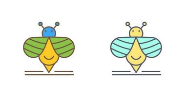 icono de vector de abeja