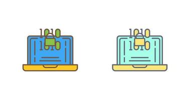 icono de vector de cifrado