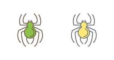 icono de vector de araña