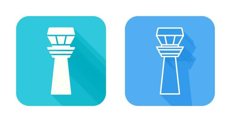 Control Tower Vector Icon
