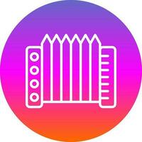 Accordion Vector Icon Design