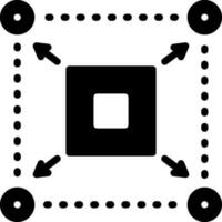 solid icon for expandable vector