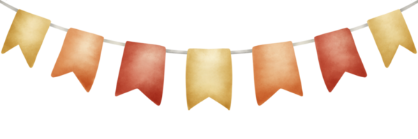 Cute party flag png