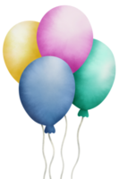 mignonne des ballons content anniversaire et toutes nos félicitations png