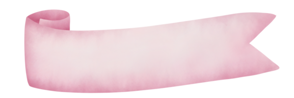 Cute pink ribbon png