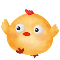 cute jumping chicken png