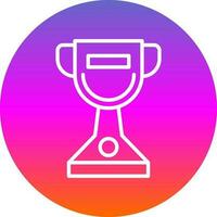 Trophy Vector Icon Design