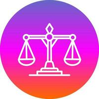 Justice Vector Icon Design