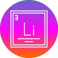 Lithium Vector Icon Design