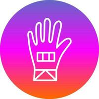 Glove Vector Icon Design