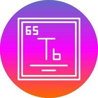 Terbium Vector Icon Design