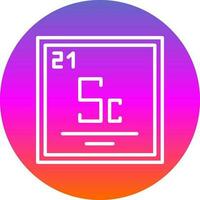 Scandium Vector Icon Design