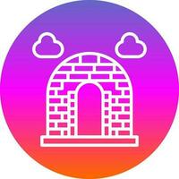 Igloo Vector Icon Design