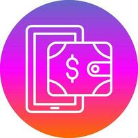 Digital wallet Vector Icon Design