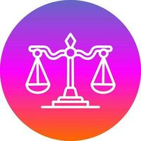 Justice Vector Icon Design