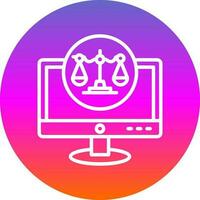 legal vector icono diseño