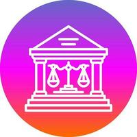 Supreme court Vector Icon Design