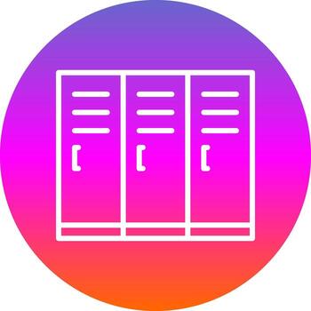 Locker Vector Icon Design