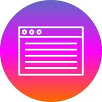 Web Vector Icon Design
