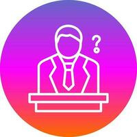 Help desk Vector Icon Design