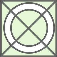Do not tumble dry Vector Icon Design
