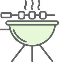 Barbecue Vector Icon Design