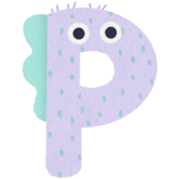 monstruo alfabeto letra pags png