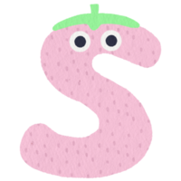 Monster Alphabet letter S png