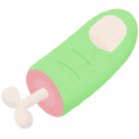 Spooky Halloween zombie finger png