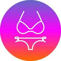 Bikini Vector Icon Design